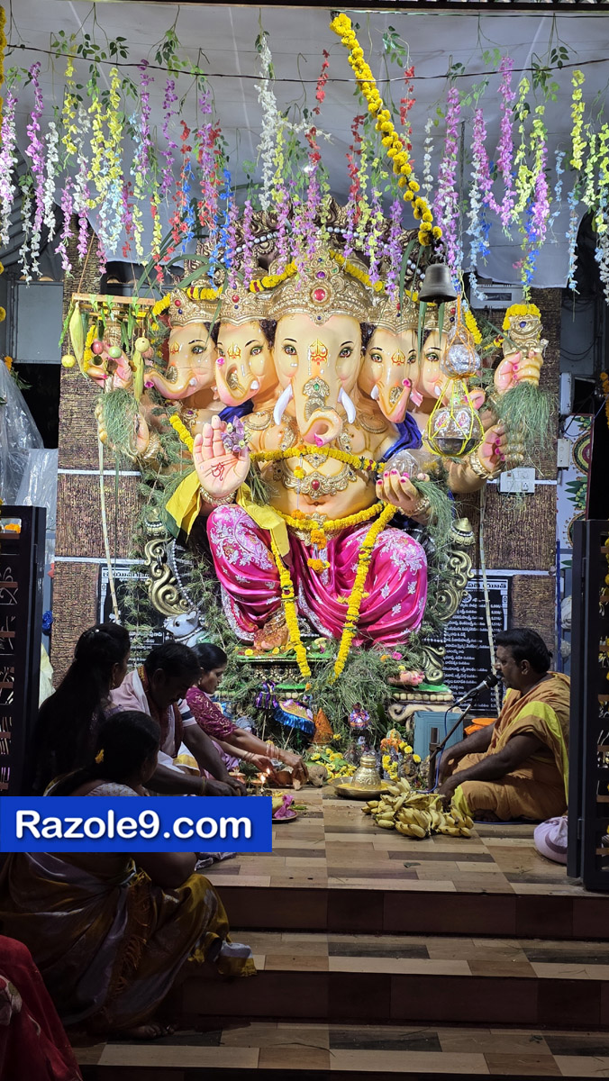 Razole Taluka Ganesh Nimajjanam